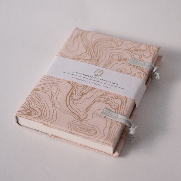 Print Fresh Softcover Fabric Bullet Journal with Loop Closures - Picture 1 of 9